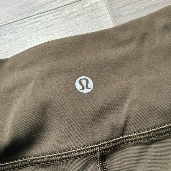 Lululemon Women's Miles Ahead Tight 28" Leggings - Dark Olive - Picture 5 of 6